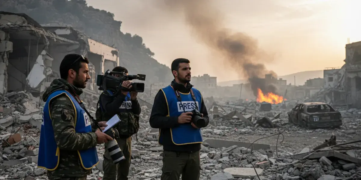 Illustration pour l'article Trois journalistes libanais tués par une frappe israélienne dans la région de Jezzine