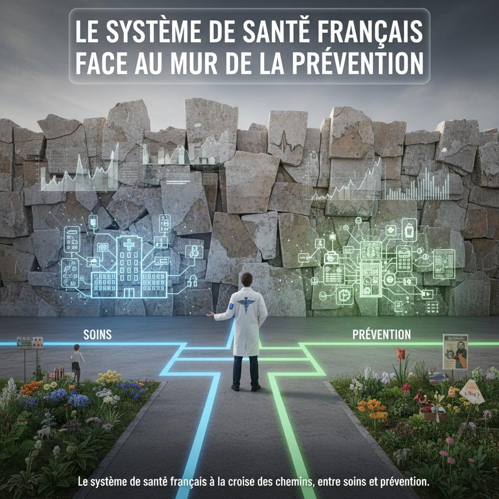 Illustration pour Le système de santé français face au mur de la prévention