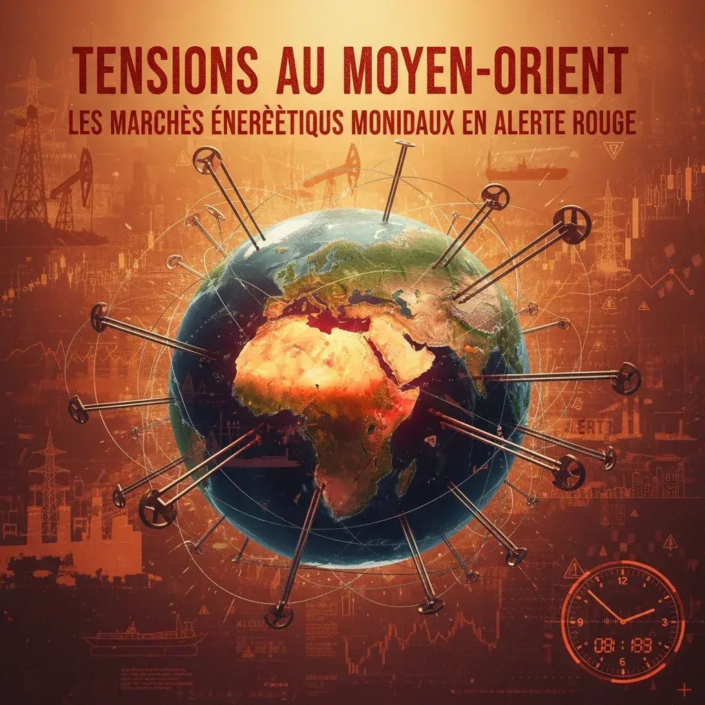 Illustration pour Le pétrole grimpe au-dessus de 110 dollars après les menaces de Trump sur l'Iran