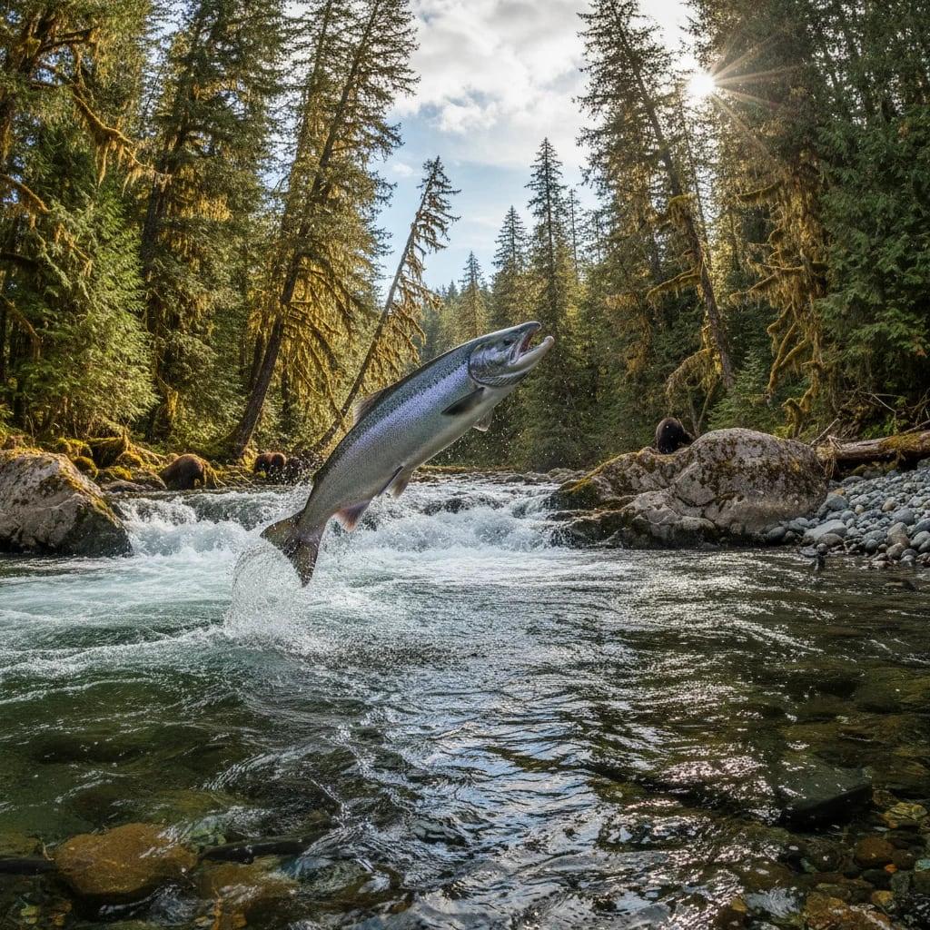 Illustration pour Parasites en hausse chez le saumon : une récupération surprenante des océans