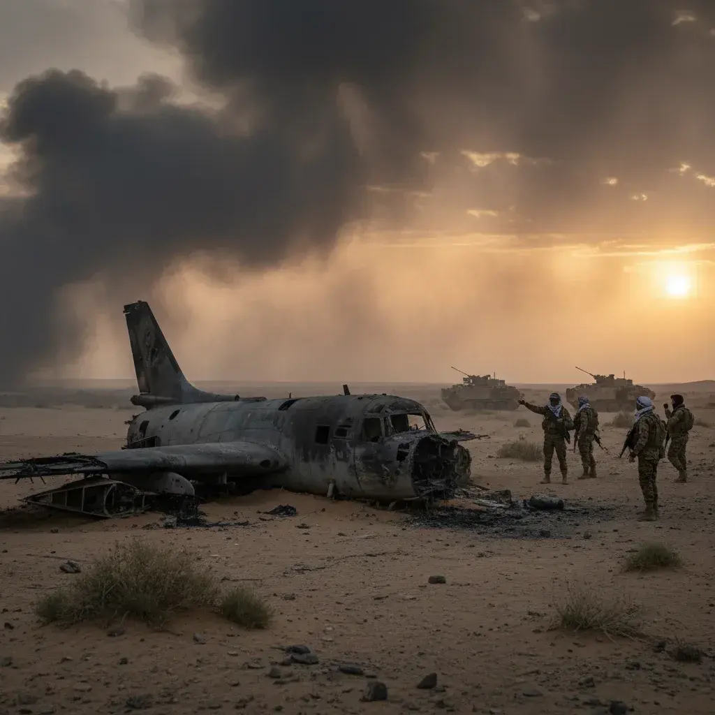 Illustration pour Iran détruit plusieurs avions US à Ispahan lors d'une tentative de sauvetage américaine