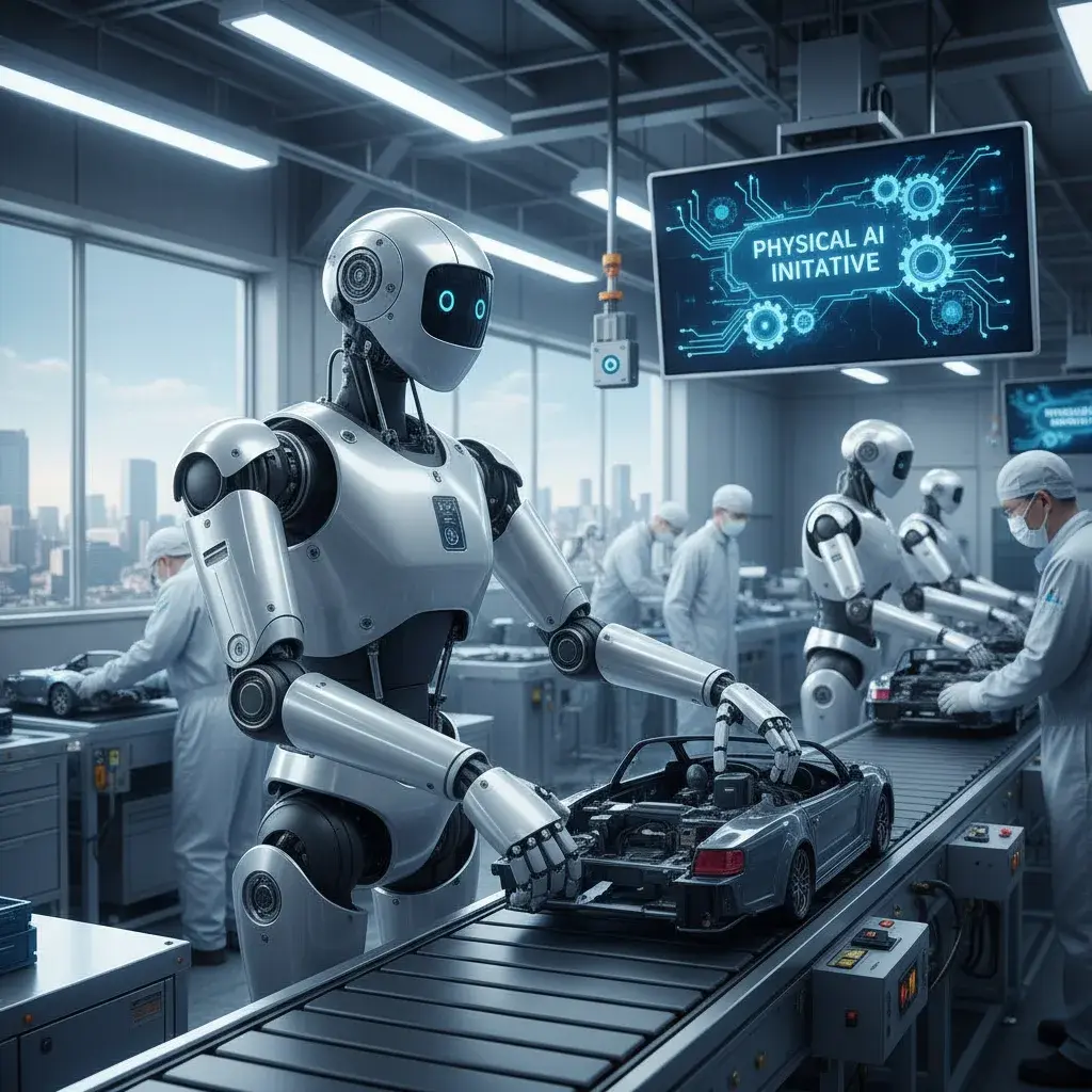 Illustration pour Japan accélère le déploiement de l'IA physique pour contrer les pénuries de main-d'œuvre