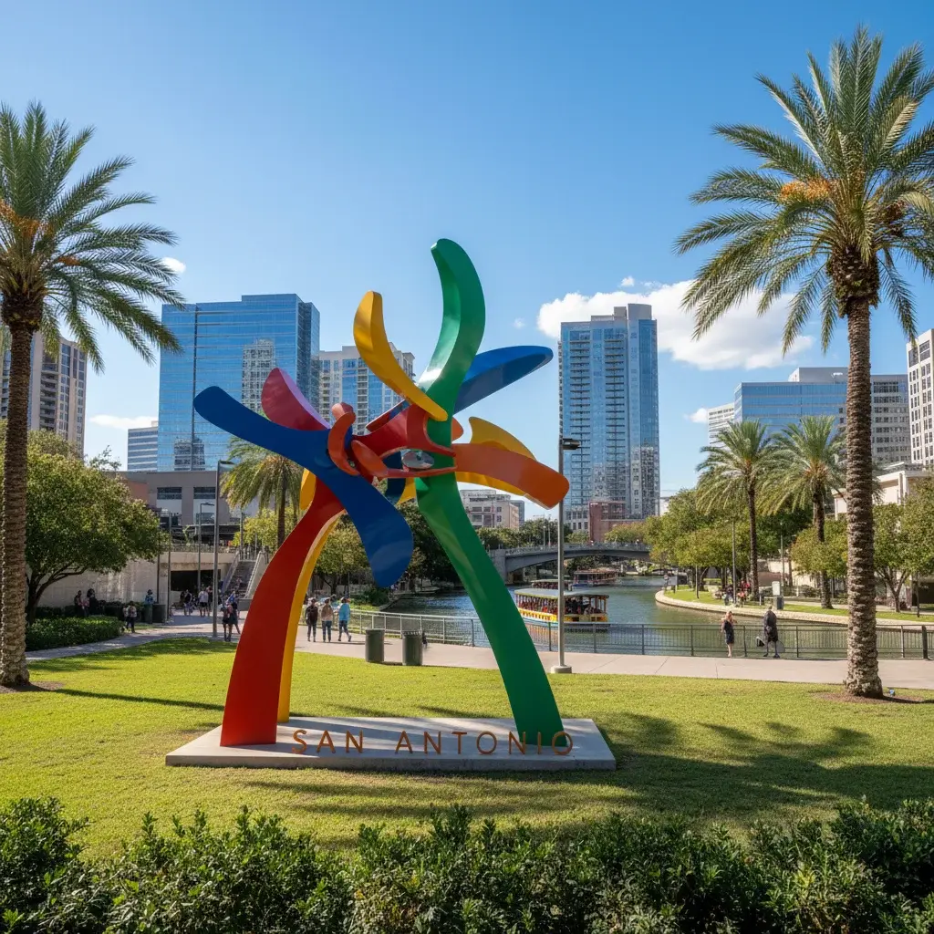 Illustration pour San Antonio célèbre 30 ans d'art public avec événements spéciaux