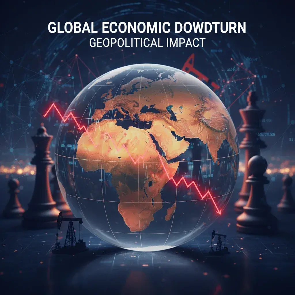 Illustration pour Le FMI abaisse la croissance mondiale à 3,1 % en 2026 impactée par la guerre au Moyen-Orient
