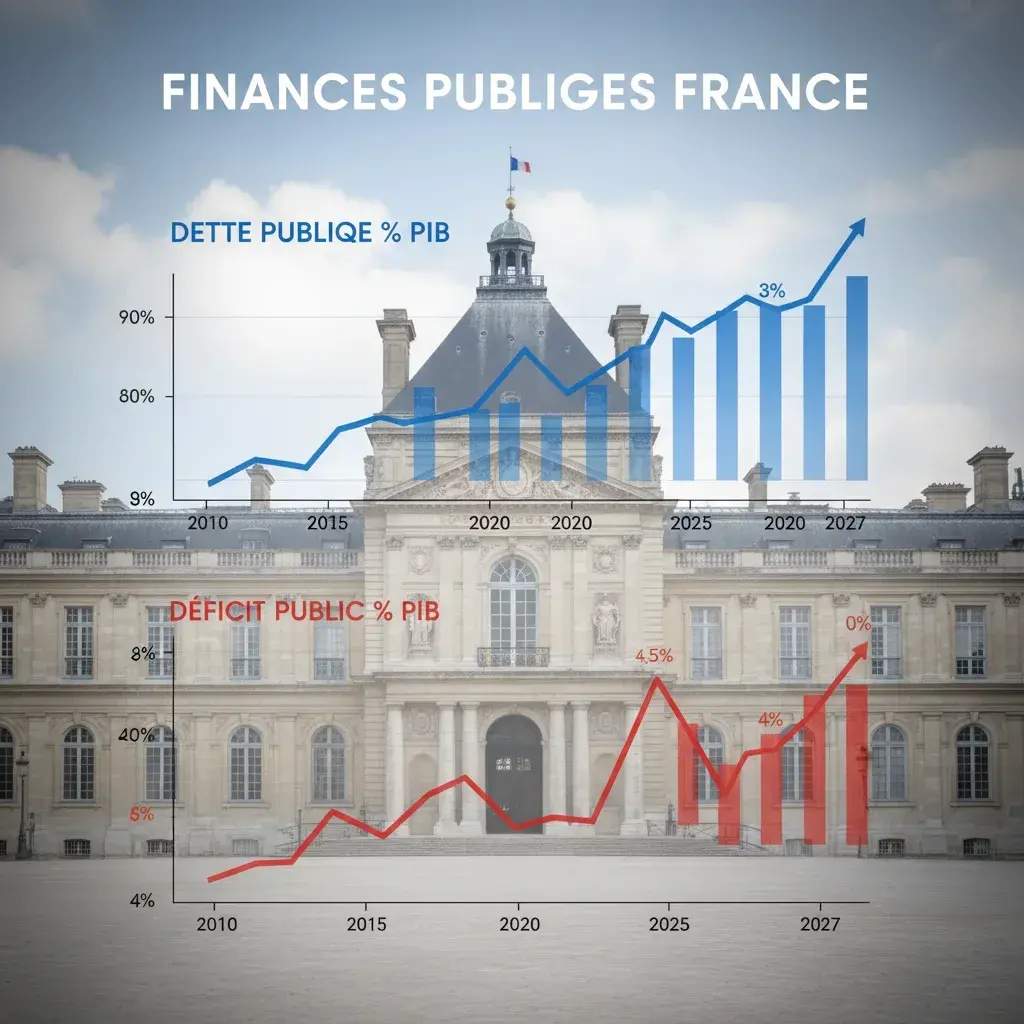 Illustration pour Sénat critique la gestion du déficit public par le gouvernement français : un bras de fer politique et économique
